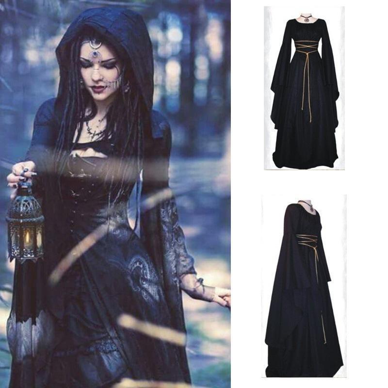 Ragged Hem Witch Dress