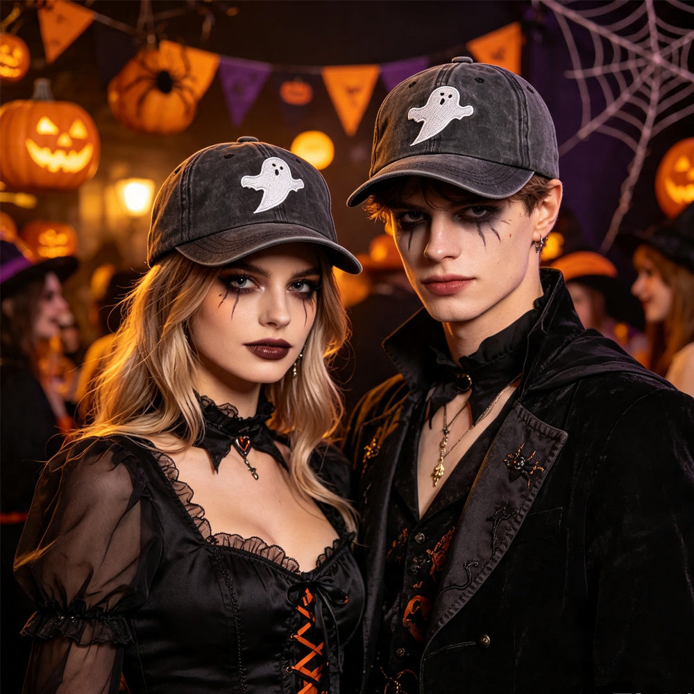 Ghost Embroidered Cap